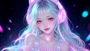 霓虹甜酷少女