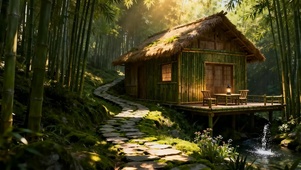 护眼竹林