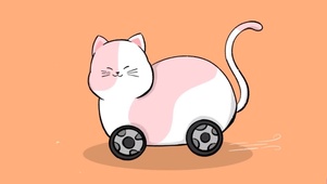 快乐呆萌猫