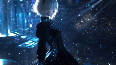 可爱短发少女