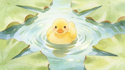 鸭子游水