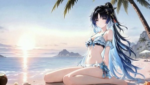 秧秧丨夏日沙滩丨