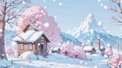 童话雪屋