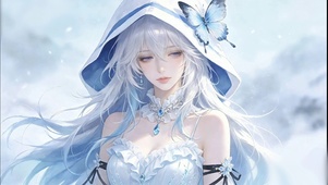 蓝蝶雾汐冰感少女