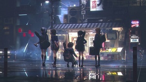 夜晚街景