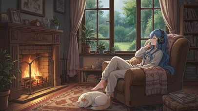 听歌的少女