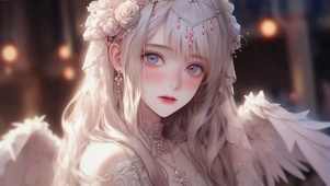 银发天使少女