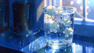 把春天装进杯中