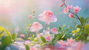 小清新蘑菇