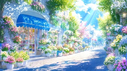 午后阳光花店