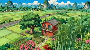 路旁的乡居春景