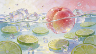 柠檬水蜜桃