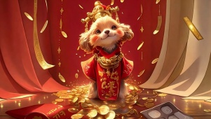 金犬纳福