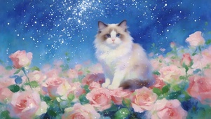 夜景猫咪