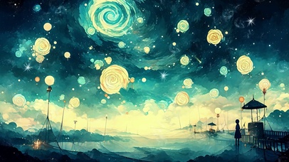 护眼小清新ai壁纸