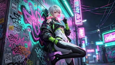 梵妮：涂鸦街角