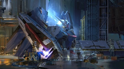 自由高达整备中（高达系列48）