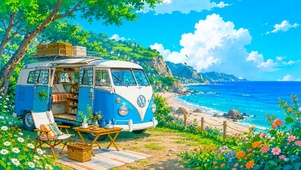 海边野餐