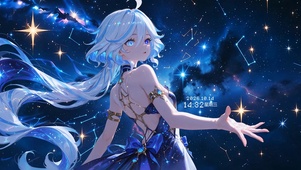 原神 芙宁娜 星空礼服
