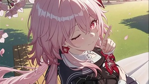公园里的长夜月
