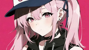 可爱少女动漫粉色高清
