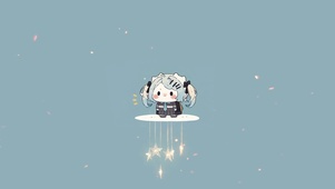 在星星灯上