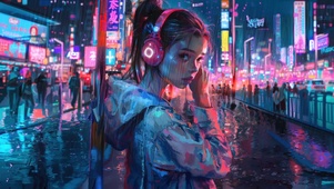 雨天少女