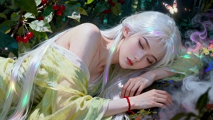 林间流光少女