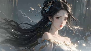 长发古风梦幻美女