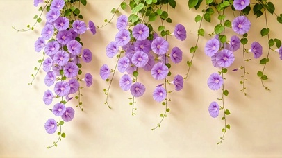 小清新牵牛花4K