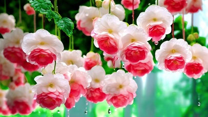 清新护眼灯笼花