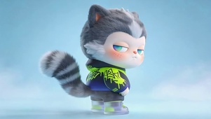 可爱潮酷猫咪
