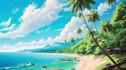 沙滩