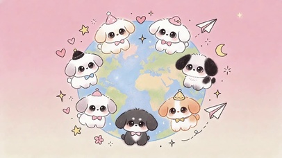 地球没有小狗不旋转
