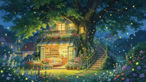 大树下小屋