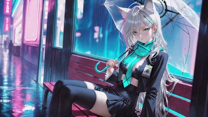雨夜都市少女砂狼白子