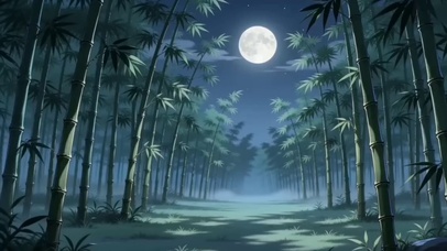 竹林深处琴声悠扬