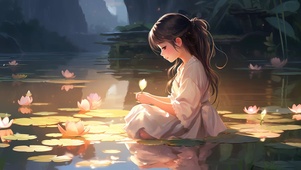 静静的