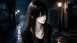 雨夜巷中人