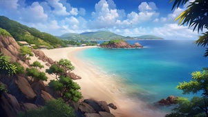 唯美 海边