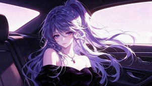 车里赴约的少女