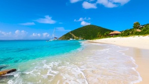 唯美海滩海浪