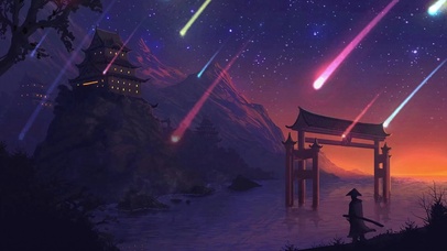 江湖侠客古风氛围动态背景