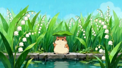 雨天小仓鼠