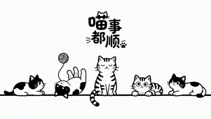 猫啥事都顺
