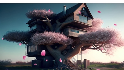 樱花树屋