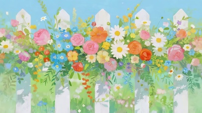 小清新鲜花盛开