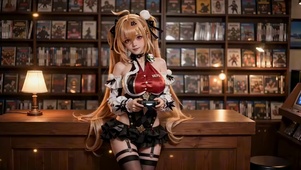 双马尾少女