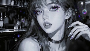 黑白微醺凝视