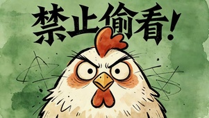 禁止偷看！